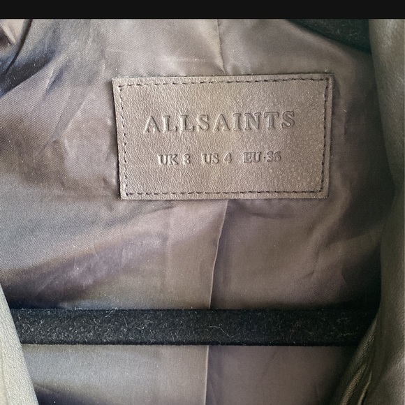 All Saints Women’s Leather Jacket
